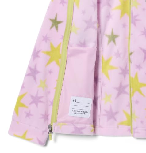 Image of Columbia Youth Girls Benton Springs II Printed Fleece Jacket, Aura Under The Stars, Medium