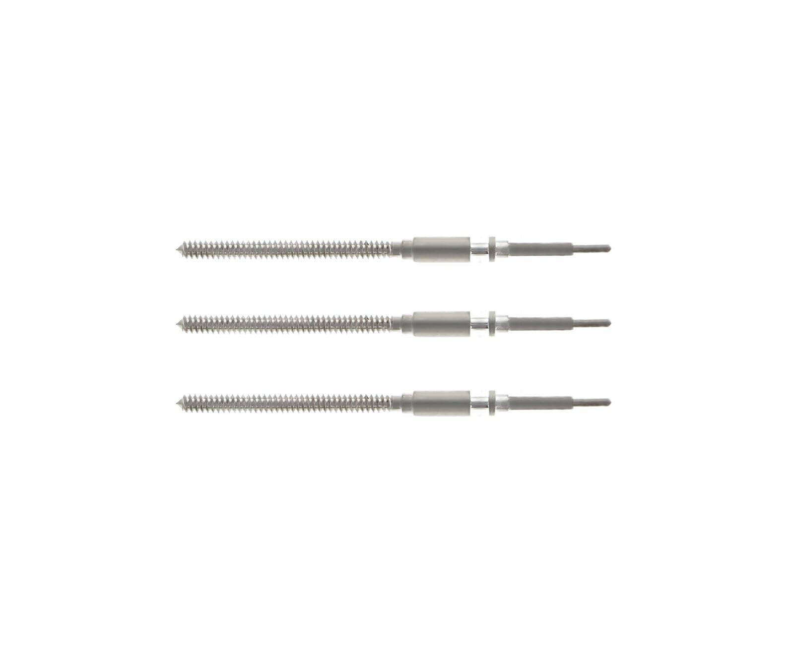 Ewatchparts 3 Winding Stem Compatible With Rolex 1530 1570 Movement NQS Date, Submariner, GMT Airking