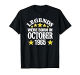 Photo Gallery legends were born in october 1965 maglietta Photo Gallery legends were born in october 1965 maglietta