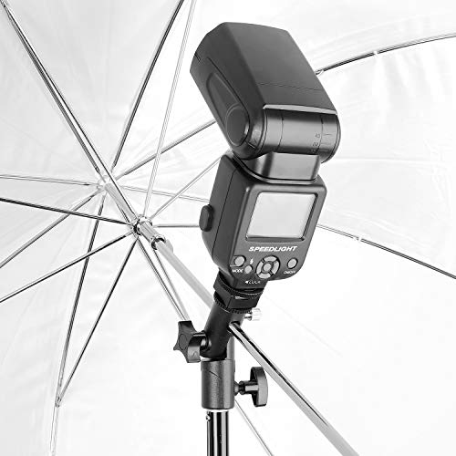 Updated Version Flash Bracket-Chromlives Light Stand Flash Mount Cold Shoe Flash Stand Photography Camera Umbrella Holder Bracket E Type For Dslr Camera Canon Nikon Pentax Olympus Nissin Metz And Dslr #TOP3