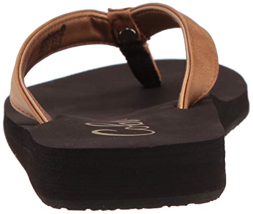 Cobian Women's Skinny Bounce Caramel Flip Flops, 8 #TOP2