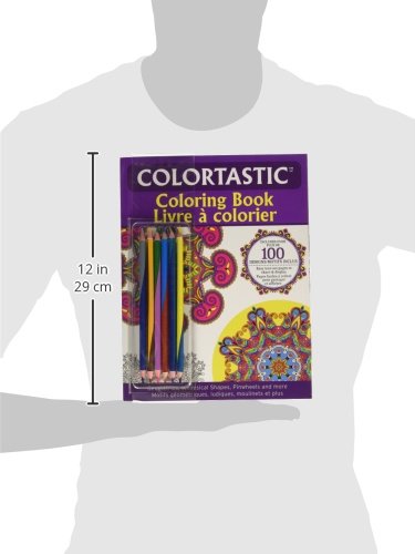 EMSON DIV. OF E. MISHON Colortastic Relaxation Coloring Book with Shapes for Grown Ups