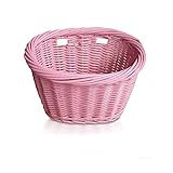 EVO E-Cargo Wicker Jr. Kids Bike Basket - Pink