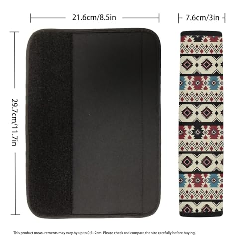 Image of AFPANQZ Tribal Stripes Car Seat Belt Pads Covers Harness Vehicle for Adults Kids 1 Pair /Set Safety Seatbelt Cushion Pads Kit Shoulder Straps Pads for Bags