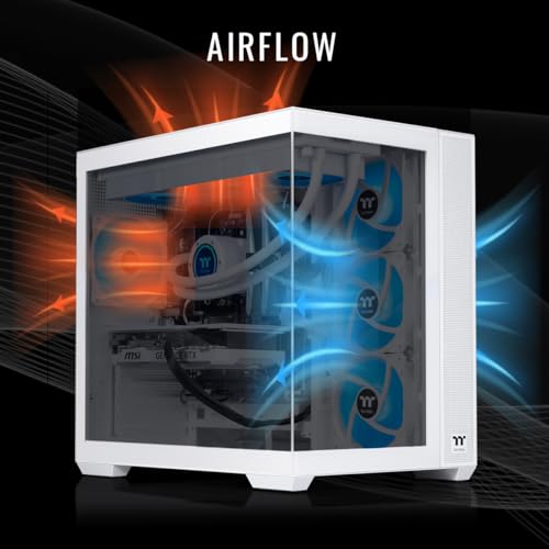 Image of Thermaltake LCGS View u2770S-380 Gaming Desktop (Intel Core Ultra 7 270K Plus, NVIDIA GeForce RTX 5070, 32GB DDR5 6000MT /s Memory, 1TB NVMe M.2, 850W PSU, WiFi, Windows 11) V38S-B860-570-LCS
