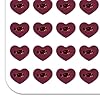 Graphics & More Claflin University Primary Logo Heart Shaped Planner Calendar Scrapbook Craft Stickers #1
