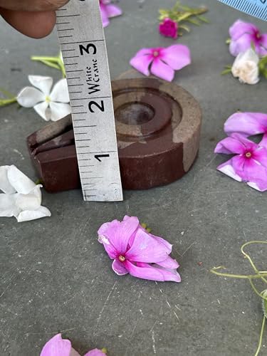 Image of Shivam VASTU AKAL 1.5 inch Original Narmadeshwar Narmada Shivling with 3 inch Narmada Stone Yoni Base Jaladhari (Janeudhari Shivling, Multicolor Flate Jaladhari)