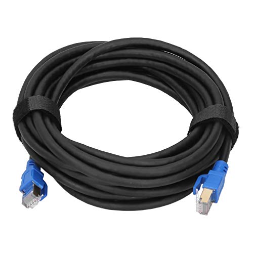Cable Ethernet Cat8 Cables LAN RJ45 Chapados en Oro de Alta Velocidad para Adaptadores de Redes, Ethernet Cat8 de 40 Gbps 2000 Mhz para Hogar/oficina Inteligente (6M/19,69 pies)