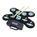 Electric Drum Pad Set Portable 9 Pads Practice Tool for Kids with Speaker Pedals, Ideal for Beginners and Professionals