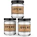 Old Factory Scented Candles - Hippie Mix - Set of 3: Cannabis, Incense, and Bag O Cookies - 3 x 4-Ounce Soy Candles - Each Votive Candle is Handmade in the USA with only the Best Fragrance Oils