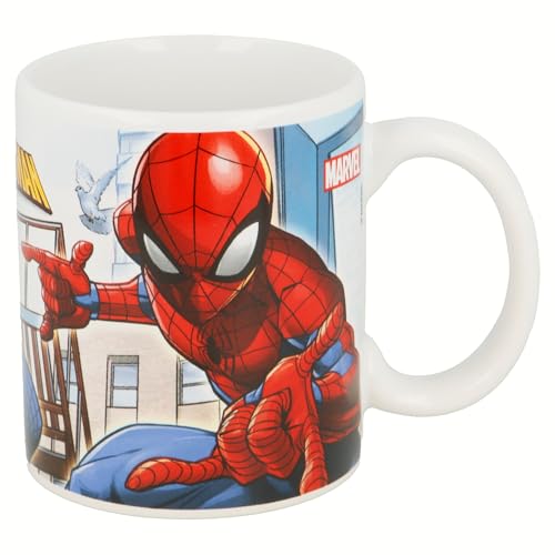 Stor TAZA CERAMICA 325 ML EN CAJA DE REGALO SPIDERMAN STREETS