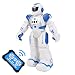 E-More Recargable Robot Juguete, Programación Inteligente Sensación Robots para niños, Bailando Cantando Caminando Regalo para Niños, Azul
