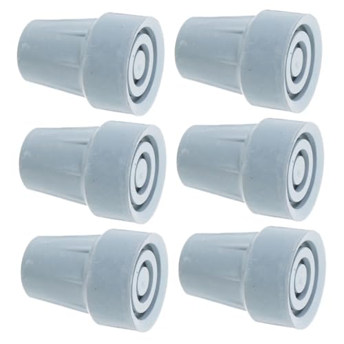 FOMIYES 6pcs Anti-Slip Mat for Elderly Crutches Wall Bracket Non-Slip Pad Canes Straight Bracket Mini Wheels Wheel Wheels Hanging Spinner Foil Keychain Crutch Accessories Rubber