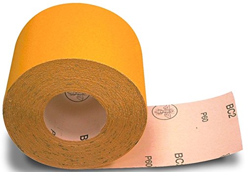 Flexovit 63642578852 Rollos de Papel Vibrator, BC2, Debray, 60 Grano, 120 mm A x 25m L
