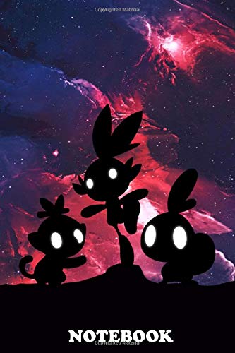 Notebook: Grookey Scrobunny Sobble Of Pokemon , Journal for Writing, College Ruled Size 6" x 9", 110 Pages