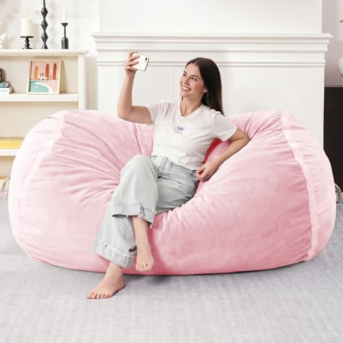 Image of 5FT Bean Bag Chair 5'Giant Bean Bag Chairs with Adults, Large Beanbag Chair