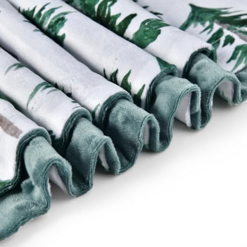 Image of Baby Blanket, Soft Minky Warm Blanket for Boy or Girl, Receiving blanket with Double Layer Dotted Backing for Newborns Nursery Stroller Toddlers Crib Bedding (30 x 40 Inch) Sunflower (Green Pine)