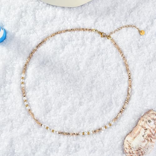 Colorful Beaded Necklace For Women Multi-layer Pearl Necklace Fashion Bohemian Style Beach Holiday Jewelry Birthday Gift For Girlfriend Summer Necklaces For Women 20252