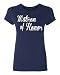 P&B Matron Of Honor Women's T-shirt, L, Navy