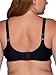 Vanity Fair Womens Full Figure Beauty Back Smoothing Bra, 4-way Stretch Fabric, Lightly Lined Cups Up To H Bra, Wirefree - Black, 40C US