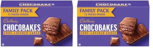Image of Cadbury Chocobakes ChocLayered Cakes, 228 g (Pack of 2)