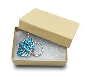 TheDisplayGuys 100er Packung Schmuckschatulle Kraftbraun