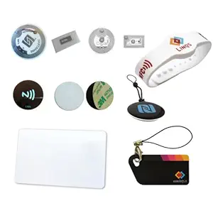 LINQS - RFID/NFC Developer Pro Kit | NTAG210, NTAG213, NTAG215, NTAG126 Chips in Jelly Tag, Wristband, Card, Band & Sticker Form Factors!