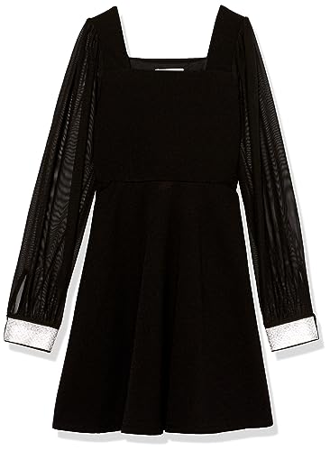 Speechless Girls' Long Sleeve A-line Party Dress