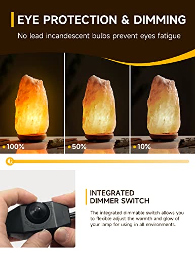 Unilamp Salt Lamp Bulb,15 Watt Dimmable Brightness Light Bulbs, E12 Small Base, Himalayan Salt Lamp Light Bulb Replacement, Household Salt Lamps For Plug In Wax Diffuser (15 Pack) #TOP4