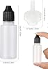 Caribbean Coastal Delights 1/2 oz (15ml) LDPE Plastic Thin Tip Dropper Bottles, Small Empty Squeeze Dropper Bottles - Solvents, Essential Oils, Eye drops, Saline, Arts and Crafts -BPA Free -pack of 3 #1