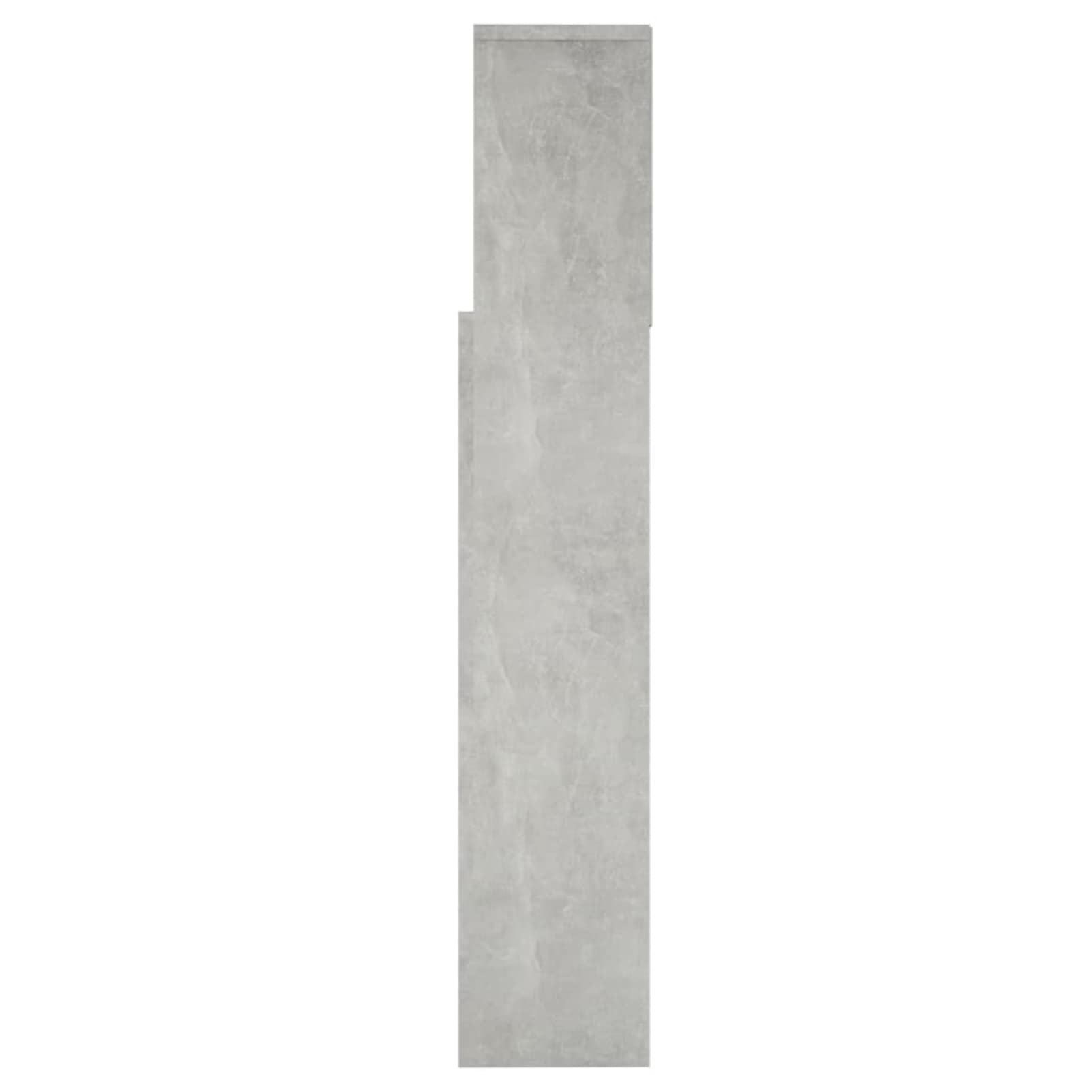Mueble cabecero, Cabezal De Cama, Cabecera para Cama, Cabezales Dormitorios Modernos, Gris hormigón 160x19x103,5 cm