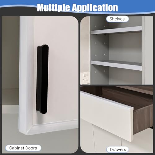Clear Rubber Edge Trim, Self-Adhesive Transparent 3/4"(19mm) Edge Protector for Plywood, Cabniets or Drawers, Flexible Silicone Rubber Material, Fit 11/16"-13/16"(18-20mm), U Shaped Edge Guards by Protalwell - Image 6