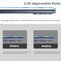 HidWee Schutzfolie kompatibel mit Xiaomi 13T / 13T Pro für Panzerglas mit Rahmen Positionierhilfe, 3 Stück Schutzglas & 3 Stück Kamera Schutzfolie, 9H Härte Anti-Kratzer Schutzglas & Kameraschutz – Ansicht 5