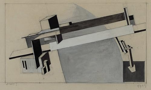 Art Mural Impression Toile Lissitzky Pont I Abstrait Haute Qualité