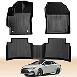 2020-2025 Corolla Floor Mats for Toyota Corolla/Corolla Hybrid Sedan Model - Custom Fit All Weather Floor Mats - Heavy Duty Rubber Car Mats for Toyota Corolla (Not Fit Hatchback Model)