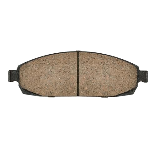 Image of Detroit Axle - Front Brake Pads for 2005-2010 Jeep Grand Cherokee Commander 2006 2007 2008 2009 Ceramic Brake Pads w /Hardware Replacement