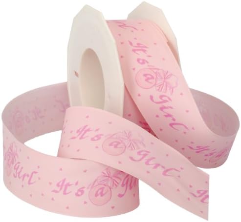 Morex Sweet Ribbon, Baby Feet/White,22-Yard Spool image 5