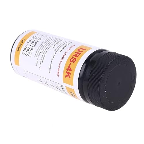 WALNUTS 100 Uds URS-4K glucosa pH proteína cetona Sangre Tira de Prueba de orina Tira reactiva for análisis de orina con Capacidad de interferencia Anti-VC