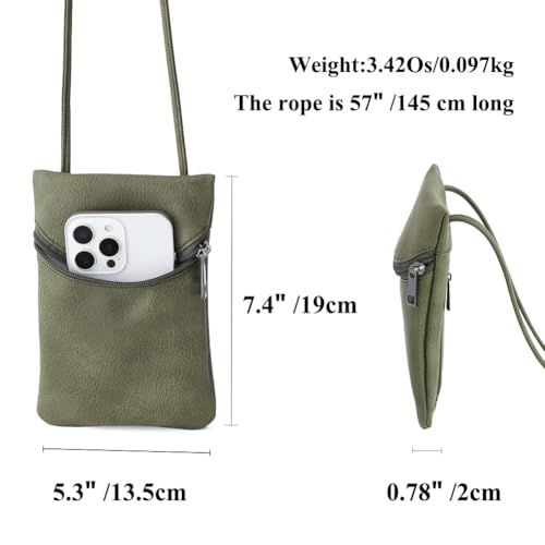 Image of Small Crossbody Women Cell Phone Purse Wallet Bag With Shoulder Strap
