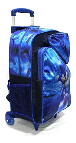 Mochila Escolar Sonic Game Filme Grande Rodinhas Meninos