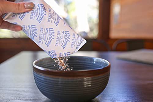 Wildway Keto Hot Cereal | Blueberry | Certified Gluten Free Instant Breakfast Cereal, Low Carb Snack | Grain-Free, Keto, Paleo, Non-Gmo, No Artificial Sweetener | 2 Pack #TOP2