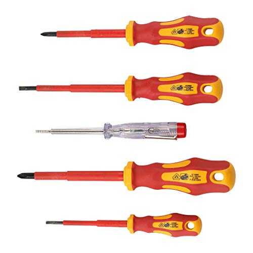 RHINO 16032 - Set di 4 cacciaviti isolati, 1000 V
