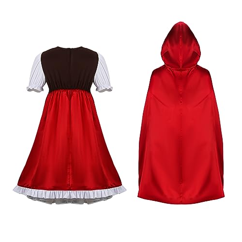 Disfraz Caperucita Roja para Niñas con Capa miniatura 4