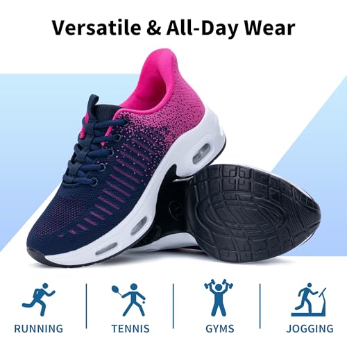 Women's Walking Shoes Slip On Tennis Sneakers Easy Put On Athletic Shoes for Ladies US 6-10.54