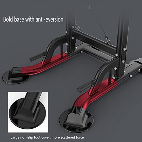 Hobekrk Strength Training Pull-Up Bars Dip Stands Dip Station Gym Slim Chin Up Bar Multifunctional Single Parallel Bar Rack Child Adult Pull Ups At Home,Black #TOP3