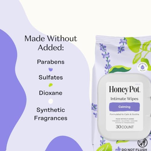 The Honey Pot Company - 여성용 물티슈 - 진정 — 사진 7