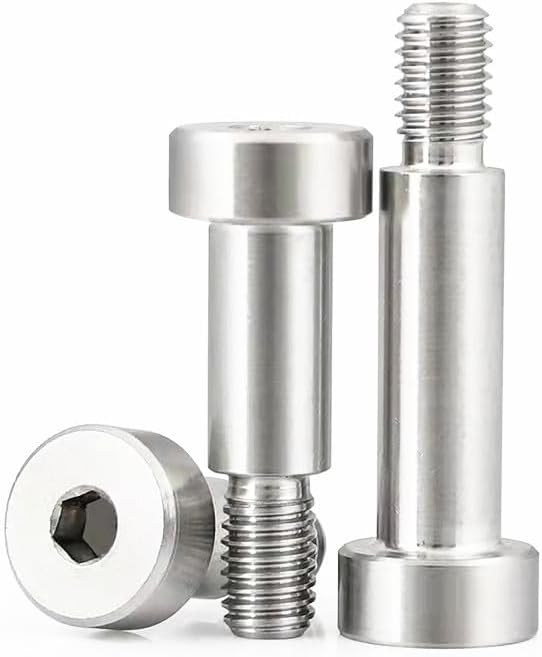 Generic M3 M4 M5 M6 304 Stainless Steel Hex Hexagon Socket Cap Head Shoulder Roller Bearing Screw Bolt High Tensile - Screws - - (Size: 1pcs D8-m6, Length: 50mm)