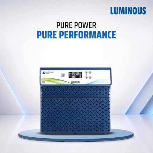 Image of Luminous Optimus 2800+ 2500VA 24V Pure Sine Wave Inverter for Home, Office & Shops | LCD Display & Easy Installation | Supports Upto 2 Batteries | High Capacity Backup Solution | 36 Months Warranty