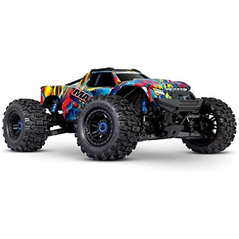 TRAXXAS Maxx Wide Colourful 1:10 RC Model Car Monster Truck 4WD RTR 2.4GHz Cover