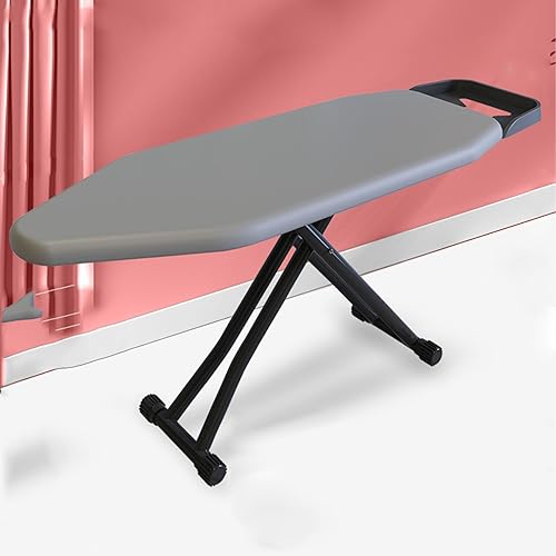 Asse da stiro professionale compatta ad alta tecnologia, resistente, pieghevole con supporto per ferro, extra largo, compatto per piccoli spazi